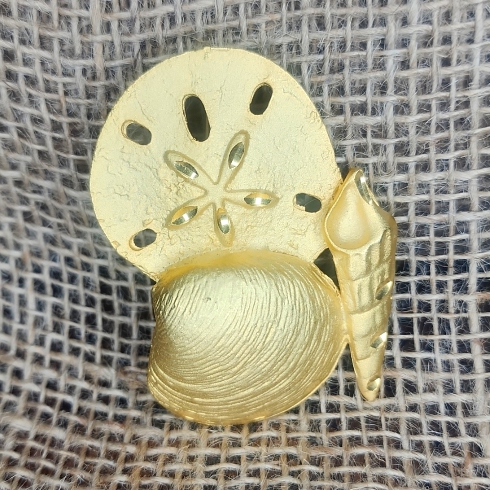 Vintage beach themed pin